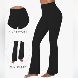Soft ChinFun Performance High Waist Bootleg Yoga Pants Inner pocket leggings XXL